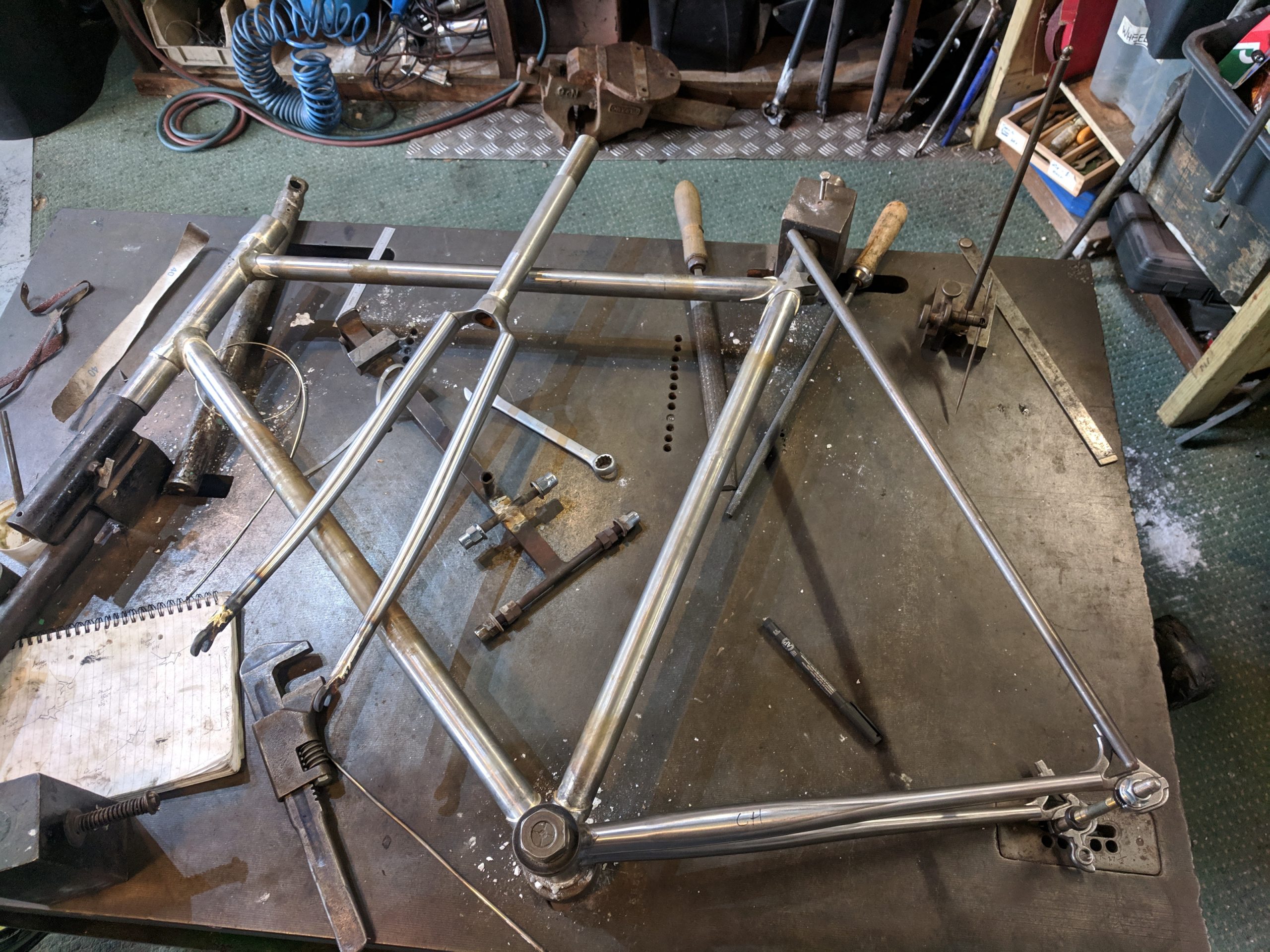 Bicycle Frame Building Courses Pricelist Ellis Briggs Cycles